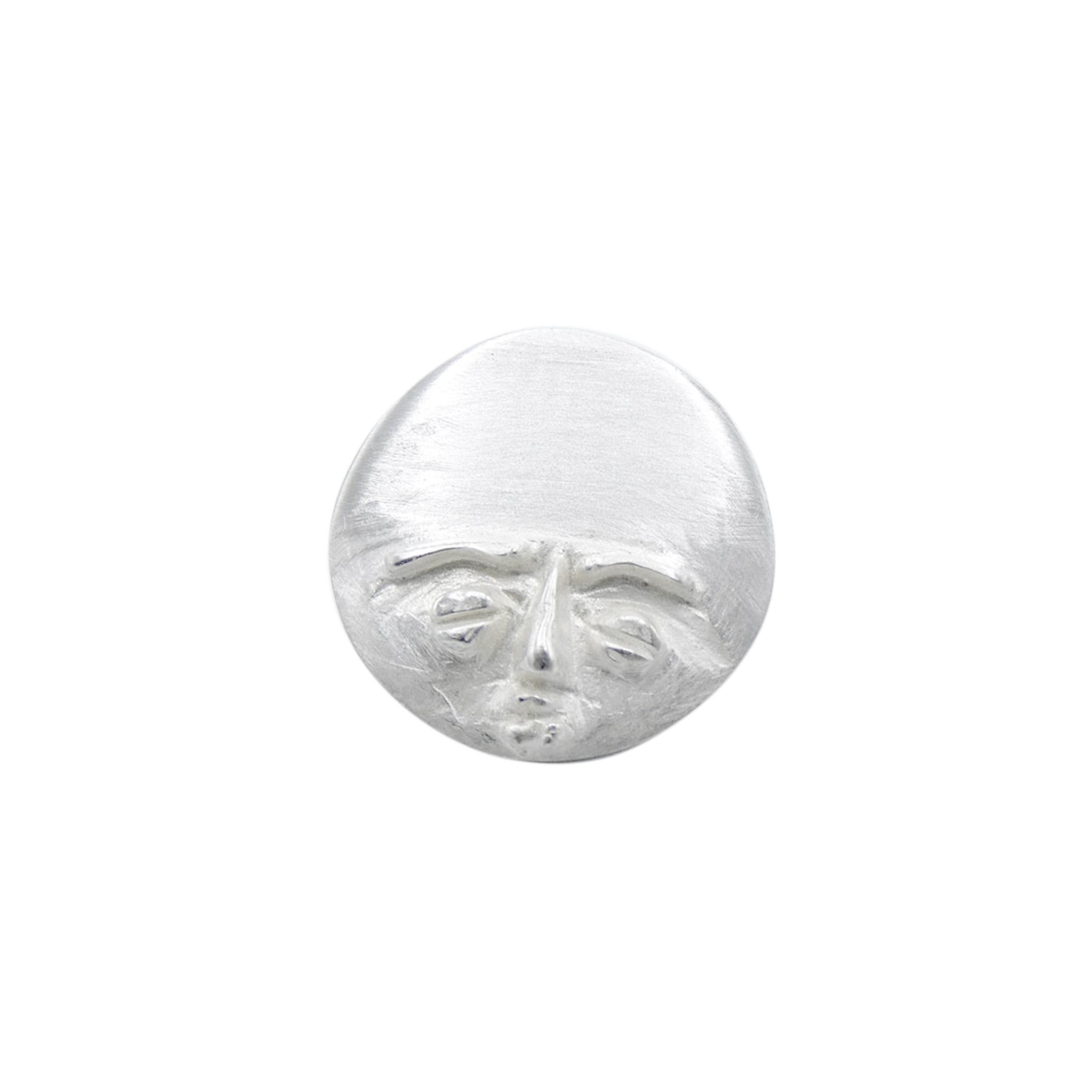 Recycled Sterling Silver Akua maa Ear Stud